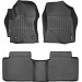 Коврики WeatherTech Black для Toyota Corolla (mkXI)(E170)(with heating vens under front seats) 2013-2016 manual (USA), цена: 10 641 грн.