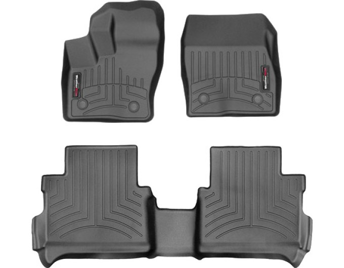 Коврики Weathertech Black для Ford Tourneo Connect (mkII)(2 row bench seats)(carpet flooring)(1-2 row) 2014→, ціна: 11 709 грн.