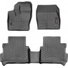 Коврики Weathertech Black для Ford Tourneo Connect (mkII)(2 row bench seats)(carpet flooring)(1-2 row) 2014→, ціна: 10 849 грн.