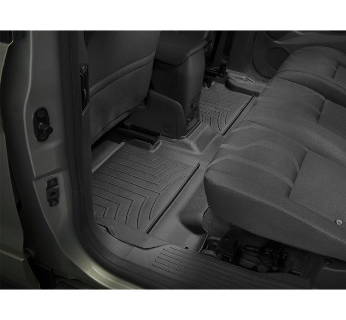 Коврики WeatherTech Black для Ford Grand Tourneo Connect (mkII)(2 row bench seats)(carpet flooring)(1-2 row) 2014→, цена: 10 186 грн.