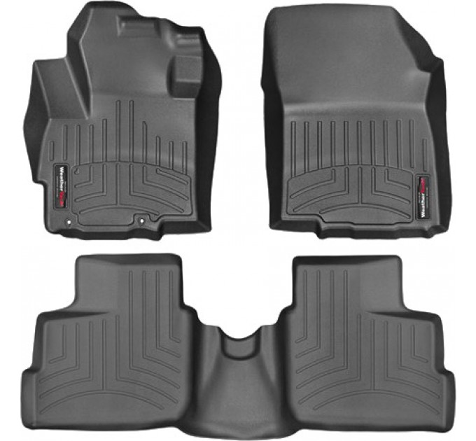 Коврики WeatherTech Black для Mitsubishi Mirage (mkVI)(hatch) 2012→, цена: 10 641 грн.