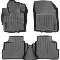 Коврики WeatherTech Black для Mitsubishi Mirage (mkVI)(sedan) 2012→