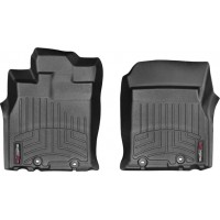 Коврики WeatherTech Black для Toyota FJ Cruiser (mkI)(4 twist fixings)(1 row) 2011-2014 automatic