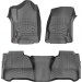 Коврики WeatherTech Black для Chevrolet Silverado (mkIII)(double cab)(no 4x4 shifter)(with full console)(not extended 2 row) 2014→, цена: 9 994 грн.