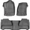 Коврики WeatherTech Black для Chevrolet Silverado (mkIII)(double cab)(no 4x4 shifter)(with full console)(not extended 2 row) 2014→, цена: 9 994 грн.