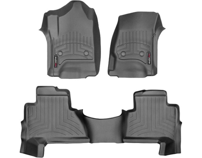 Коврики WeatherTech Black для Cadillac Escalade (mkIV)(1-2 row) 2015→, цена: 11 488 грн.
