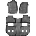 Коврики WeatherTech Black для Cadillac Escalade ESV (mkIV)(2 row bucket seats)(1-2-3 row) 2015→, цена: 13 915 грн.