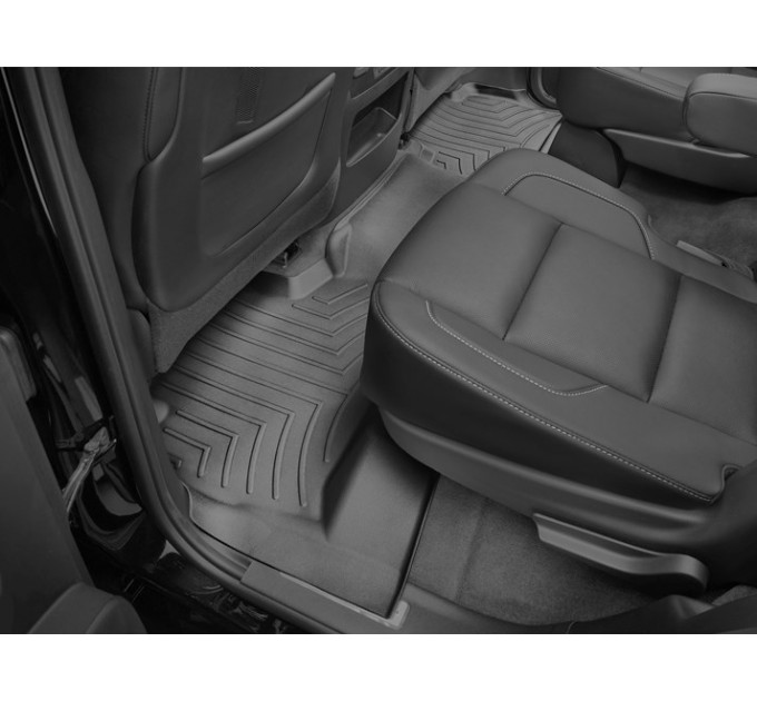 Коврики Weathertech Black для Chevrolet Tahoe; GMC Yukon (mkIV)(1-2 row) 2015→, ціна: 11 528 грн.