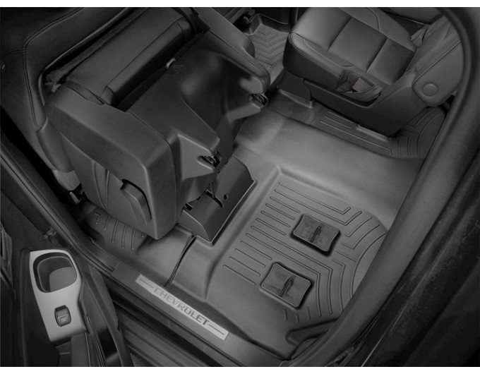 Коврики WeatherTech Black для Chevrolet Suburban; GMC Yukon XL (mkXI)(2 row bucket)(2-3 row) 2015-2020, цена: 7 362 грн.
