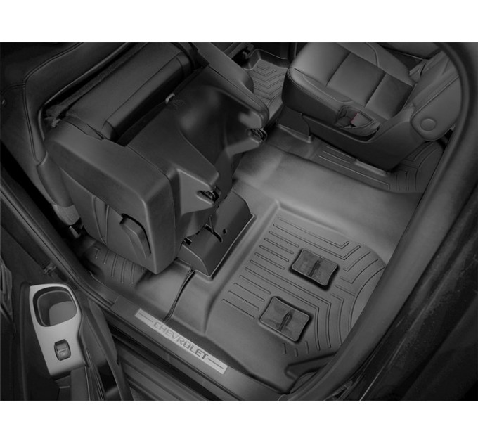 Килимки WeatherTech Black для Chevrolet Suburban; GMC Yukon XL (mkXI)(2 row bucket)(2-3 row) 2015-2020, ціна: 6 751 грн.