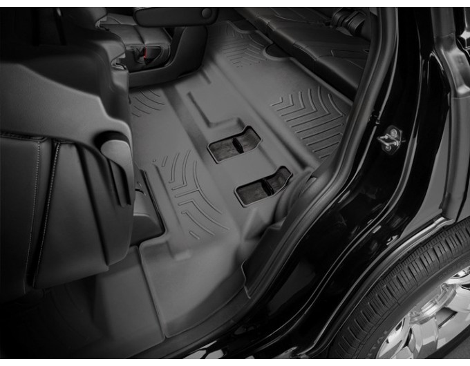 Коврики WeatherTech Black для Cadillac Escalade (mkIV); Chevrolet Tahoe (mkIV); GMC Yukon (mkIV)(2 row bucket seats)(3 row) 2015→, цена: 5 135 грн.