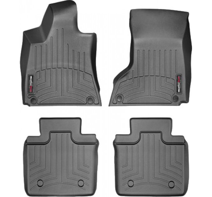 Коврики WeatherTech Black для Maserati Quattroporte (mkVI)(AWD)(2 zone climate control) 2013-2016, цена: 9 826 грн.