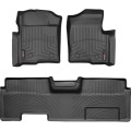 Коврики WeatherTech Black для Ford F-150 (mkXI)(extended cab)(no 4x4 shifter)(not full console or no console)(with air vents to 2 row)(4 fixing posts) 2010-2014, цена: 13 915 грн.