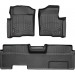 Коврики Weathertech Black для Ford F-150 (extended cab)(mkXI)(no 4x4 shifter)(not full console or no console)(with air vents to 2 row)(4 fixing posts) 2010-2014, ціна: 12 894 грн.