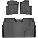 Коврики Weathertech Black для Ford F-150 (double cab)(mkXI)(no 4x4 shifter)(with air vents to 2 row)(4 fixing posts) 2010-2014, ціна: 12 894 грн.