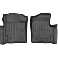 Коврики WeatherTech Black для Ford F-150 (mkXI)(all cabs)(no 4x4 shifter)(with air vents to 2 row)(4 fixing posts)(2 pcs.)(1 row) 2010-2014, цена: 6 692 грн.