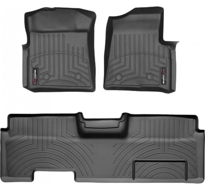 Коврики Weathertech Black для Ford F-150 (extended cab)(mkXI)(no 4x4 shifter)(not full console or no console)(no air vents to 2 row)(4 fixing posts) 2010-2014, ціна: 12 894 грн.