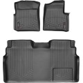 Коврики Weathertech Black для Ford F-150 (double cab)(mkXI)(no 4x4 shifter)(no air vents to 2 row)(4 fixing posts) 2010-2014, ціна: 13 915 грн.