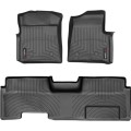 Коврики WeatherTech Black для Ford F-150 (mkXI)(extended cab)(no 4x4 shifter)(with full console)(no air vents to 2 row)(4 fixing posts) 2010-2014, цена: 13 915 грн.