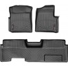 Коврики WeatherTech Black для Ford F-150 (mkXI)(extended cab)(no 4x4 shifter)(with full console)(no air vents to 2 row)(4 fixing posts) 2010-2014, цена: 12 894 грн.