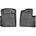 Коврики WeatherTech Black для Ford F-150 (mkXI)(all cabs)(no 4x4 shifter)(no air vents to 2 row)(4 fixing posts)(2 pcs.)(1 row) 2010-2014, цена: 6 144 грн.