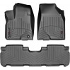 Коврики Weathertech Black для Toyota Highlander (mkIII)(1-2 row)(2 row bench seats) 2013→, ціна: 10 641 грн.