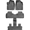 Коврики WeatherTech Black для Toyota Highlander (mkIII)(not hybrid)(1-2-3 row)(2 row bucket seats) 2013-2019, цена: 12 487 грн.