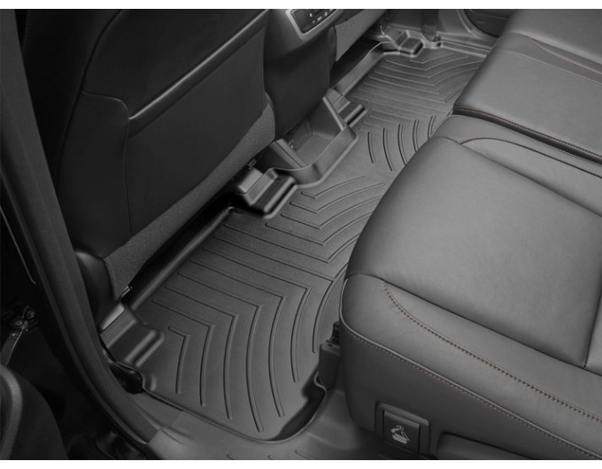 Коврики WeatherTech Black для Toyota Highlander (mkIII)(1-2 row)(2 row bench seats) 2013-2019, цена: 11 488 грн.