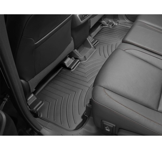 Коврики Weathertech Black для Toyota Highlander (mkIII)(1-2 row)(2 row bench seats) 2013→, ціна: 10 641 грн.