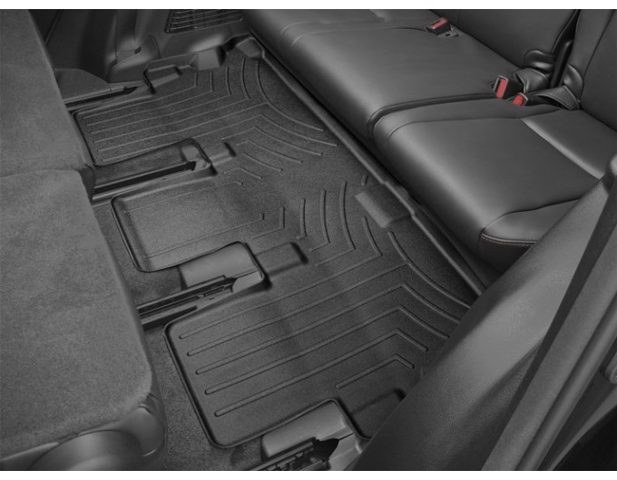 Коврики WeatherTech Black для Toyota Highlander (mkIII)(2 row bench seats)(3 row) 2013-2019, цена: 4 911 грн.