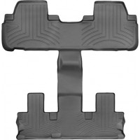 Килимки WeatherTech Black для Toyota Highlander (mkIII)(not hybrid)(2 row bucket seats)(2-3 row) 2013-2019