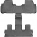 Килимки WeatherTech Black для Toyota Highlander (mkIII)(not hybrid)(2 row bucket seats)(2-3 row) 2013-2019, ціна: 6 343 грн.