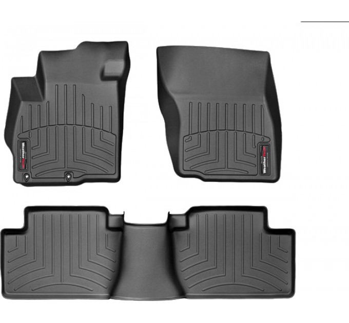 Коврики WeatherTech Black для Mitsubishi Outlander (mkII-mkIII)(1-2 row) 2006-2021, цена: 10 641 грн.