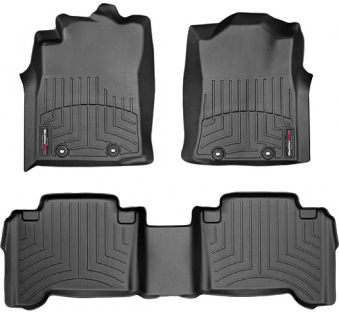 Коврики WeatherTech Black для Toyota Tacoma (mkII)(double cab) 2012-2015, цена: 10 641 грн.