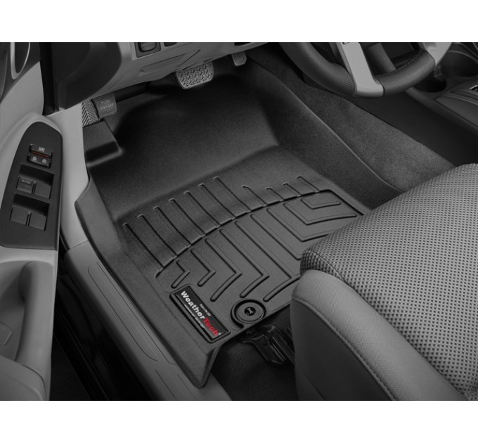 Коврики Weathertech Black для Toyota Tacoma (double cab)(mkII) 2012-2015, ціна: 10 641 грн.