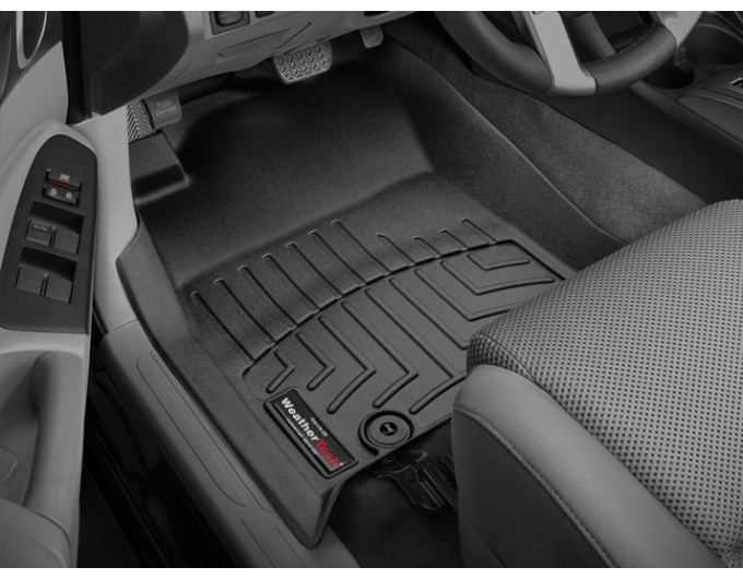 Коврики WeatherTech Black для Toyota Tacoma (mkII)(double cab)(1 row) 2012-2015, цена: 6 692 грн.