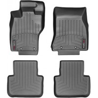 Коврики WeatherTech Black для Jaguar XF (X250)(AWD)(4 fixing hooks) 2008-2015