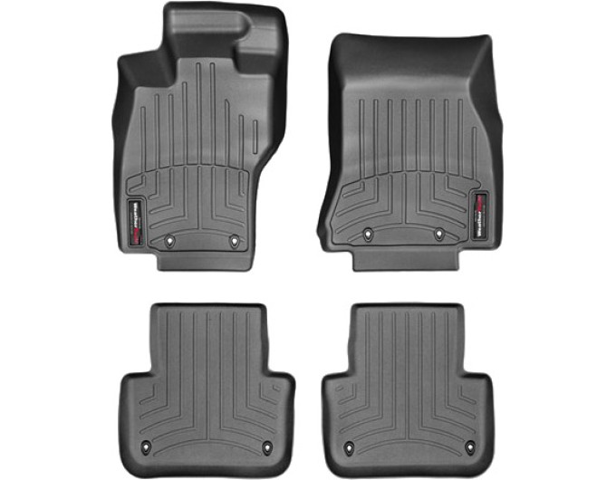 Коврики Weathertech Black для Jaguar XF (X250)(AWD)(8 fixing hooks) 2013-2015, ціна: 11 488 грн.