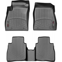 Коврики Weathertech Black для Nissan Sentra (B17)(4 fixing hooks) 2014→