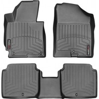 Коврики Weathertech Black для Hyundai Elantra (sedan & coupe)(mkV)(without cupholder on 2 row) 2014-2015