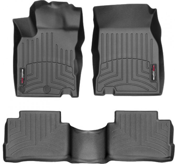 Коврики Weathertech Black для Nissan Qashqai (mkII) 2014→, ціна: 10 641 грн.