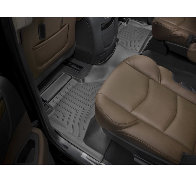 Коврики WeatherTech Black для Cadillac Escalade ESV (mkIV)(1-2 row) 2015→, цена: 10 186 грн.