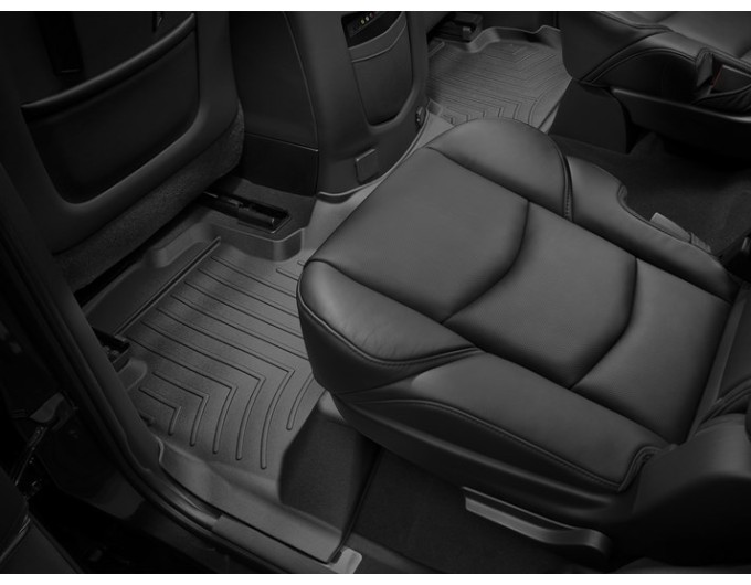 Коврики WeatherTech Black для Cadillac Escalade (mkIV)(1-2 row) 2015→, цена: 11 488 грн.