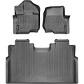 Коврики Weathertech Black для Ford F-150 (double cab)(mkXII)(1 row bucket seats) 2015→, ціна: 11 709 грн.