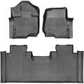 Коврики Weathertech Black для Ford F-150 (extended cab)(mkXII)(1 row bucket seats) 2015→, ціна: 13 472 грн.