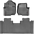 Коврики WeatherTech Black для Ford F-150 (mkXII)(extended cab)(1 row - 2pcs.)(1 row bench seats) 2015→, цена: 13 472 грн.