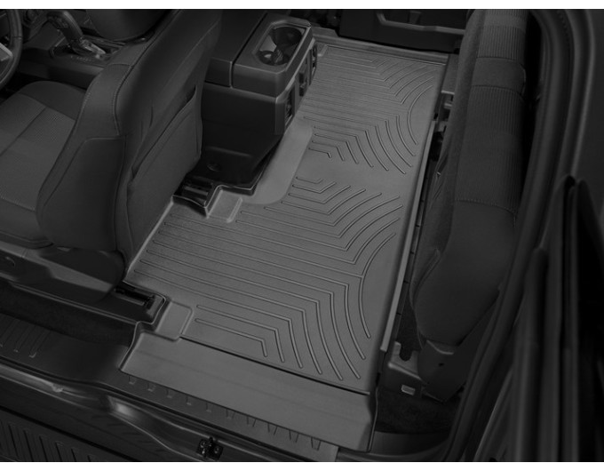 Коврики WeatherTech Black для Ford Super Duty (mkIV)(extended cab)(1 row bucket seats) 2017→, цена: 13 472 грн.