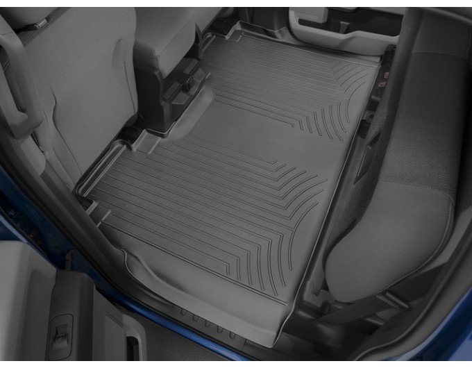 Коврики WeatherTech Black для Ford F-150 (mkXII)(double cab)(1 row - 2pcs.)(1 row bench seats) 2015→, цена: 13 472 грн.
