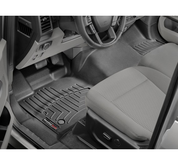 Коврики Weathertech Black для Ford F-150 (single cab)(mkXII)(1 pc.)(1 row) 2015→, ціна: 7 773 грн.