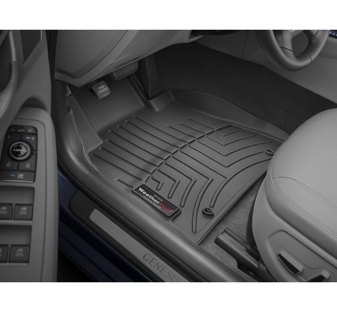 Коврики WeatherTech Black для Genesis G80 (mkI); Hyundai Genesis (mkII)(sedan)(RWD) 2015→, цена: 10 641 грн.